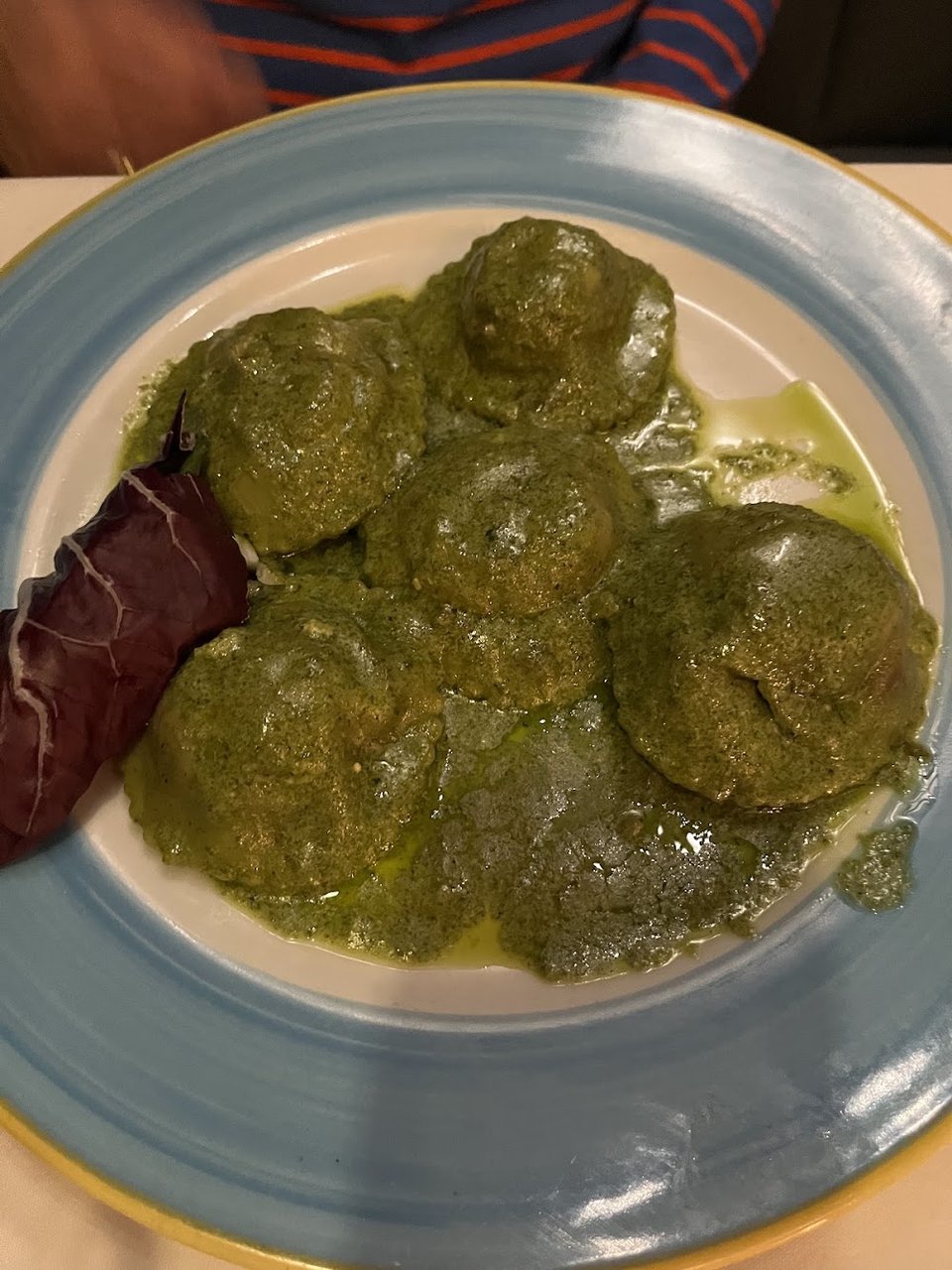 Agnolotti Al Pesto
